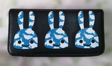 CUNE 큔 패치워크 롱 월렛 장지갑 구름 토끼