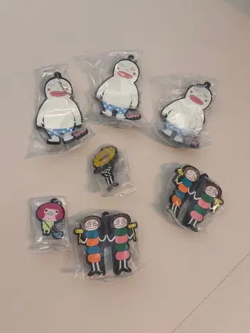 울퉁불퉁 프렌즈 캡슐 토이 7개 세트 캐릭터