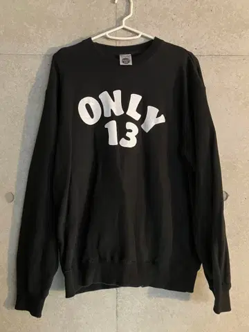 ONLY13 후드 맨투맨 L 블랙 QP