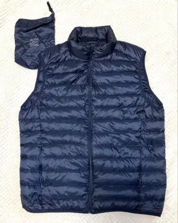 UNIQLO 네이비 다운 베스트 XL 인기 사이즈 수납 봉투 포함