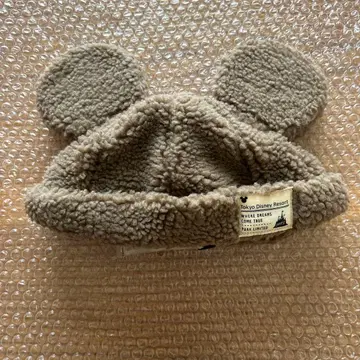 디즈니 귀달린 보아 캡 모자 브라운 팬캡 미키