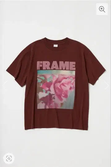 [미사용 새상품] MOUSSY 그래픽 T셔츠/브라운