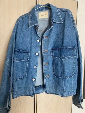 SHISHIKUI 박스 실루엣 데님 자켓