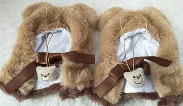 봉제인형 의류 곰 후드 20cm