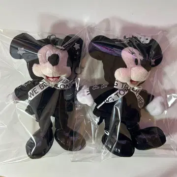 디즈니 미키 미니 봉제 인형 참 Black style