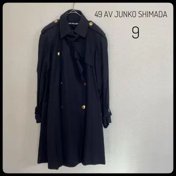 49 AV JUNKO SHIMADA 트렌치코트 블랙 9호