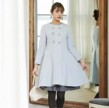 31 Sons de mode 이중직 비버 핏앤 플레어 코트