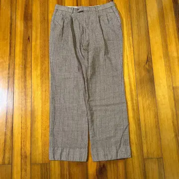 그랜드 슬램 울 2턱 슬랙스