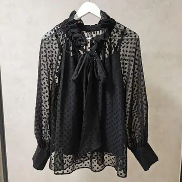 CADUNE 시스루 블라우스 36