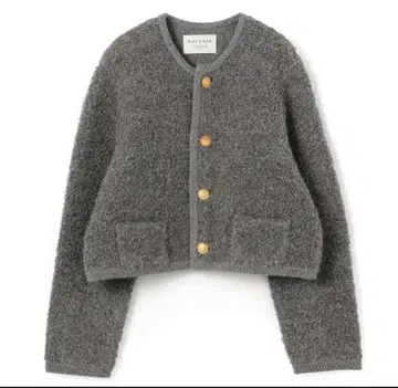 TOMORROWLAND MACPHEE 무스탕 크루넥 가디건