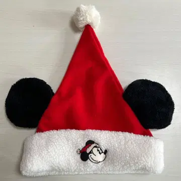 [레어 상품] 미키마우스 산타 모자 귀 포함