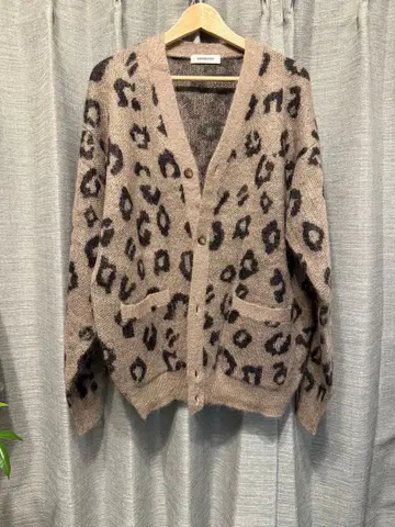 monkey time 레오파드 가디건 XL
