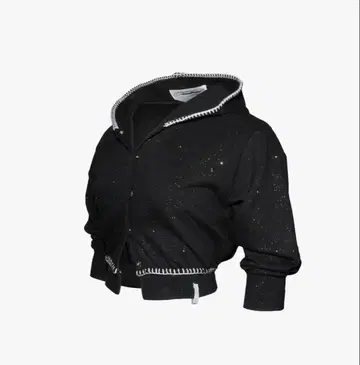 THEREDTHREAD S 미드 슬리브 후디 크롭