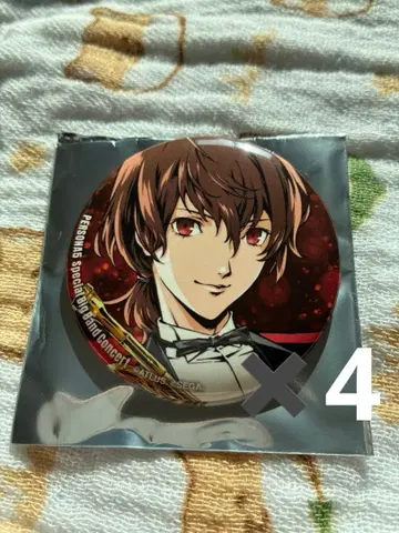 페르소나 5 콘서트 캔뱃지 아케치 고로