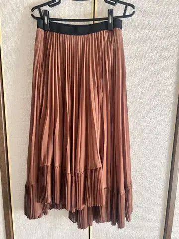 [택 포함 새상품] JOURNAL STANDARD 쉬폰 플리츠 스커트