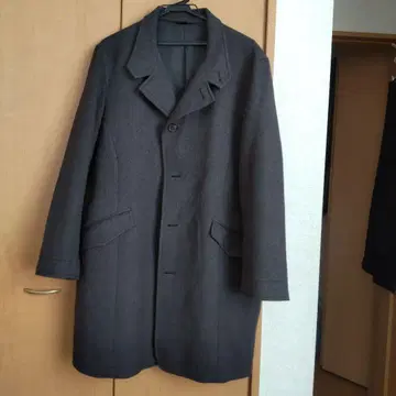 D'URBAN 울 피코트 다크 그레이 L