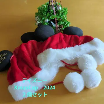 미키마우스 귀 달린 산타 모자