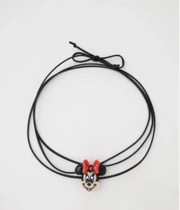 총액 6,600엔 MD STRING 목걸이 / 머리끈 세트 MINNIE