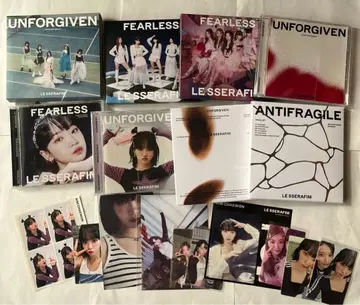 LE SSERAFIM 채원 세트 앨범 개봉 완료 트레이딩 카드