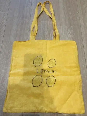 pot and tea 레몬백 토트백 빅 사이즈