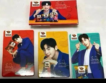 미스터 포테토 차은우 포토 카드 3매 세트