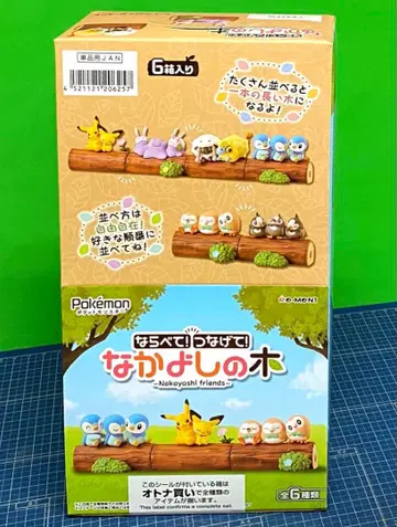 리멘트 포켓몬 나란히! 이어붙여! 사이좋은 나무 미개봉 6개입 BOX