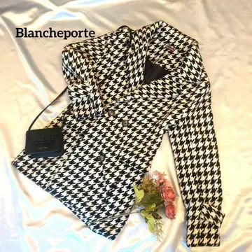 Blancheporte 하운드투스 패턴 자켓