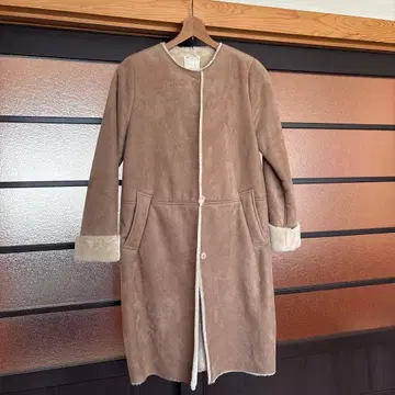 [컨디션 최상] Urban Research 페이크 무스탕 코트