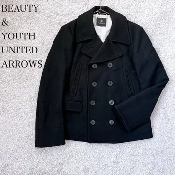 BEAUTY&YOUTH 피코트 울 코트 (M) 캐주얼 블랙