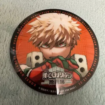 나의 히어로 아카데미아 원화전 콜라보 카페 코스터