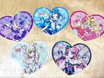 너와 아이돌 프리큐어 비어드 아빠 코스터 홀로그램 5장 세트