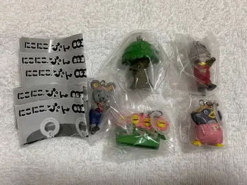 가챠가챠 니코니코푼 메지루시 액세서리 전 5종 컴플리트 세트