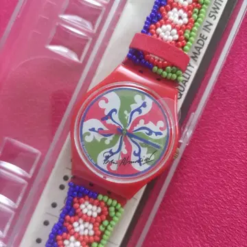 스와치 Swatch 페드로 알모도바르 리미티드 손목시계 비즈