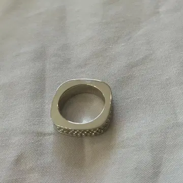 Swarovski 스퀘어 반지 크리스탈 장식