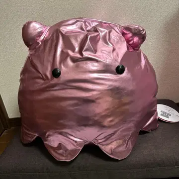 새상품 멘다코 MEGA BIG 봉제 인형 메탈릭 핑크 메가