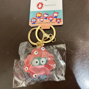 새상품 산리오 미야쿠미야쿠 클리어 키링 한교동 오사카 만박