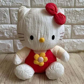 [ 희귀/레어 ] 헬로키티 바스락 소재 봉제 인형 구하기 어려움 레트로