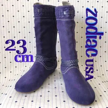 Zodiac  US 한정판 purple 스웨이드 부츠 23.0cm US6
