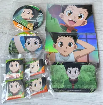 HUNTER x HUNTER 곤 캔뱃지 장면 사진 카드 푸치CAN
