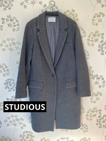 STUDIOUS 캐시미어 혼방 체스터 코트