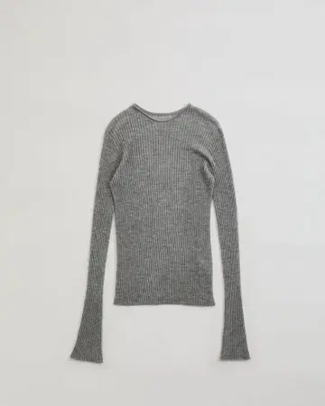 Shinzone 캐시미어 실크 립 니트 신존 니트