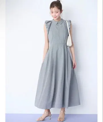 현행 모델 celford 셀포드 벌룬 슬리브 셔츠 원피스 사이즈 36