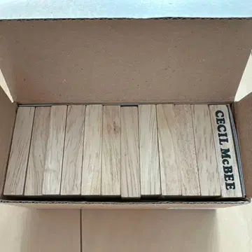 CECI McBEE 러버 우드 블록 게임