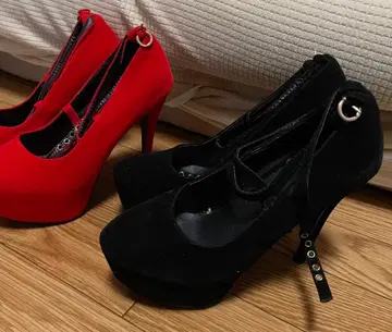 하이힐 펌프스 4켤레 세트