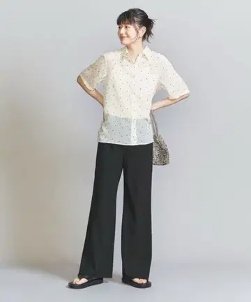 바이어스 이지 팬츠 워셔블 블랙