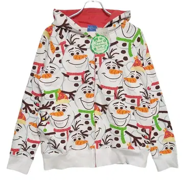 [올라프 올 패턴] 디즈니 Disney 풀오버 후드티