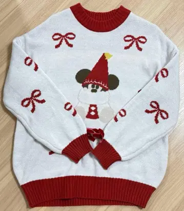 디즈니 리조트 크리스마스 2025 릴린린 스웨터 미키
