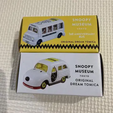스누피 뮤지엄 버스 세트 SNOOPY