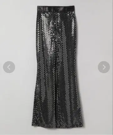 [미사용 새상품] 글리터 플레어 팬츠/M JEANASIS