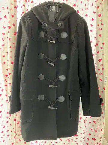 Sweet Teen 블랙 더플 코트